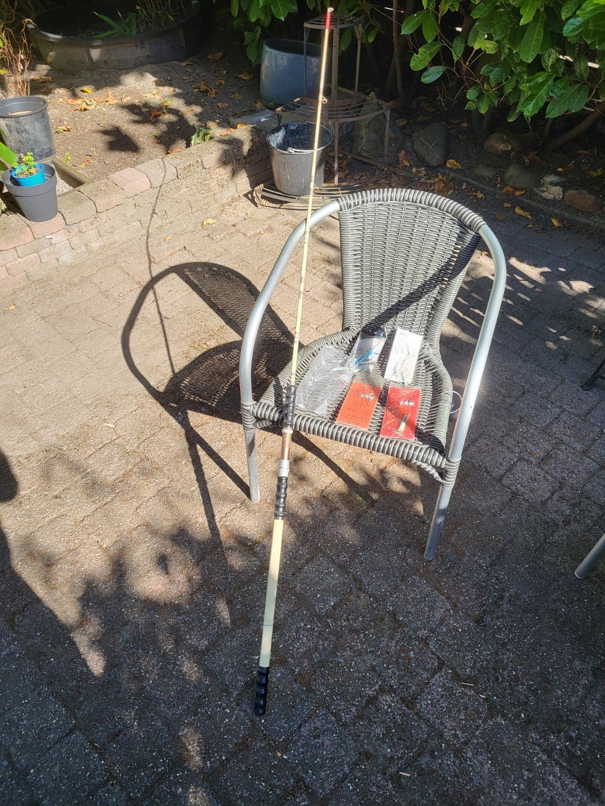 Boothengel Zeevissen 185 cm + 5 Paternosters (o.a. Dam), Ophalen, Gebruikt, Werphengel