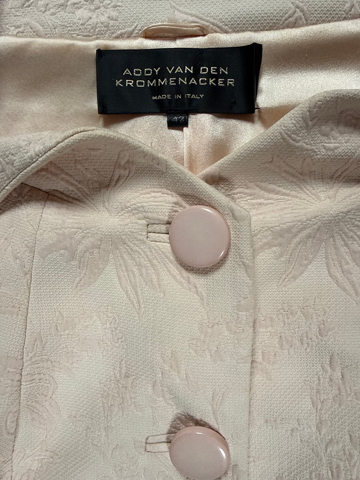 Addy van den Krommenacker Jasje - Roze met strikdetails, Kleding | Dames, Maat 42/44 (L), Ophalen of Verzenden, Zo goed als nieuw