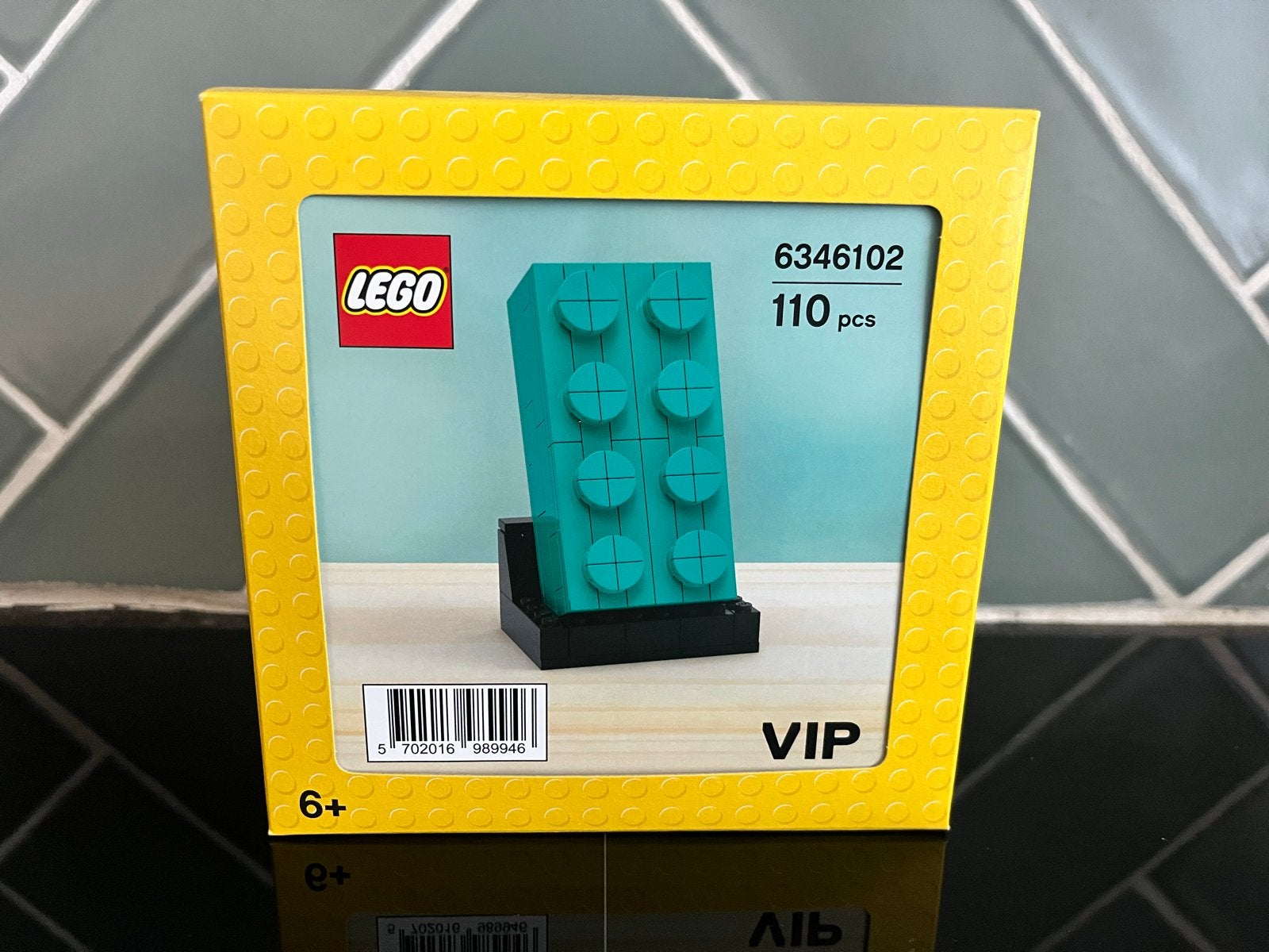 LEGO Groenblauwe 2x4-steen (5006291) - Nieuw en Geseald, Overige thema's, Lego, Nieuw, Ophalen of Verzenden