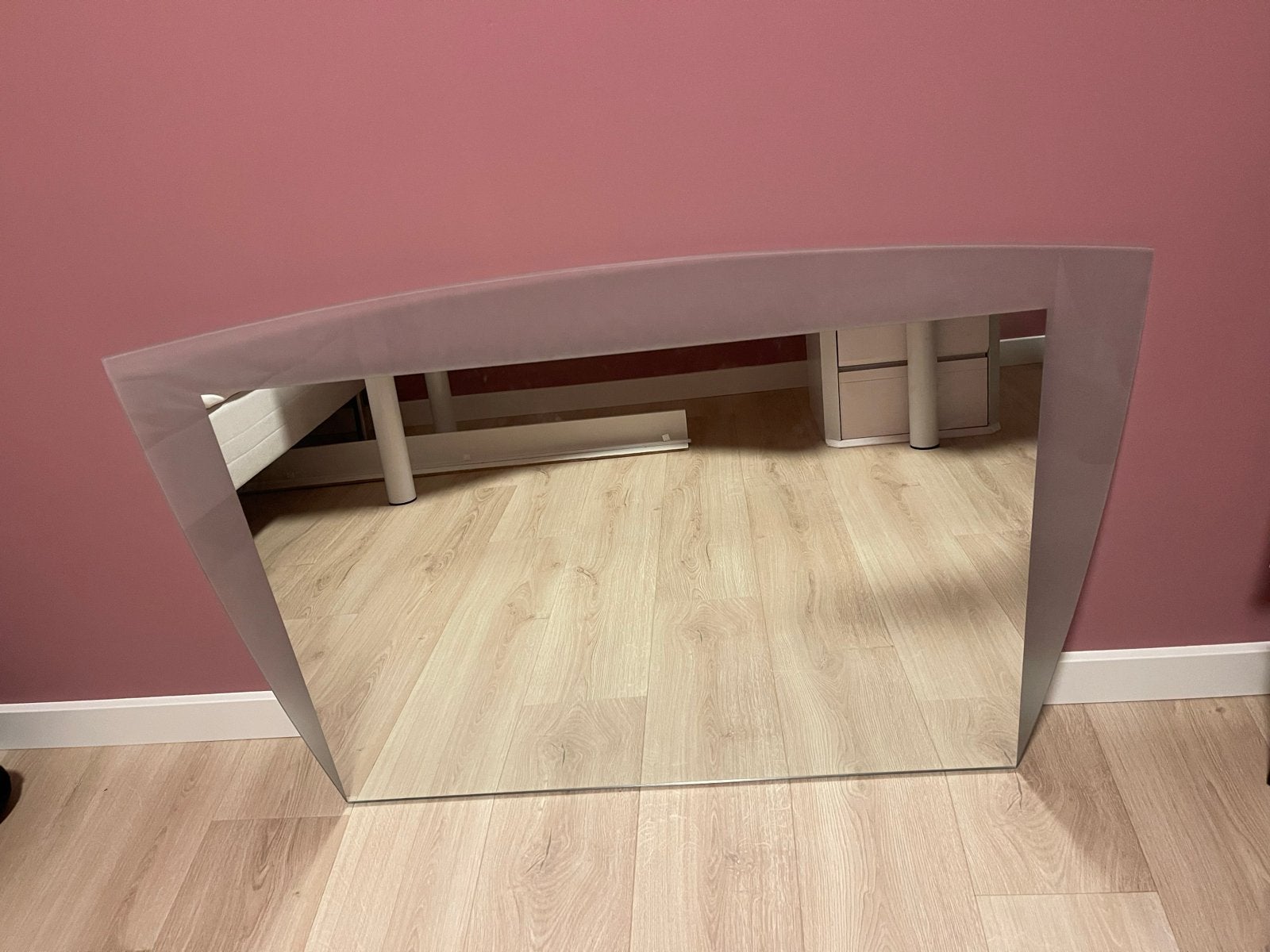 Grote spiegel voor dressoir of badkamermeubel, Ophalen, Gebruikt, 75 tot 100 cm, Minder dan 100 cm