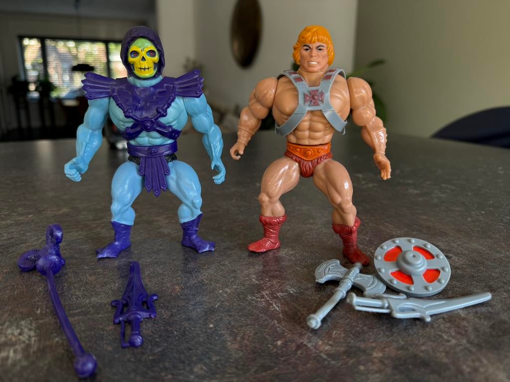 He-Man en Skeletor origineel jaren 80 compleet -, Verzamelen, Ophalen of Verzenden, Zo goed als nieuw