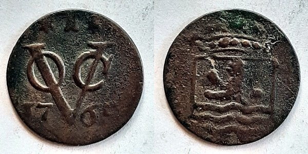 VOC Duit Zeeland 1765, Postzegels en Munten, Verzenden, Vóór koninkrijk, Overige waardes