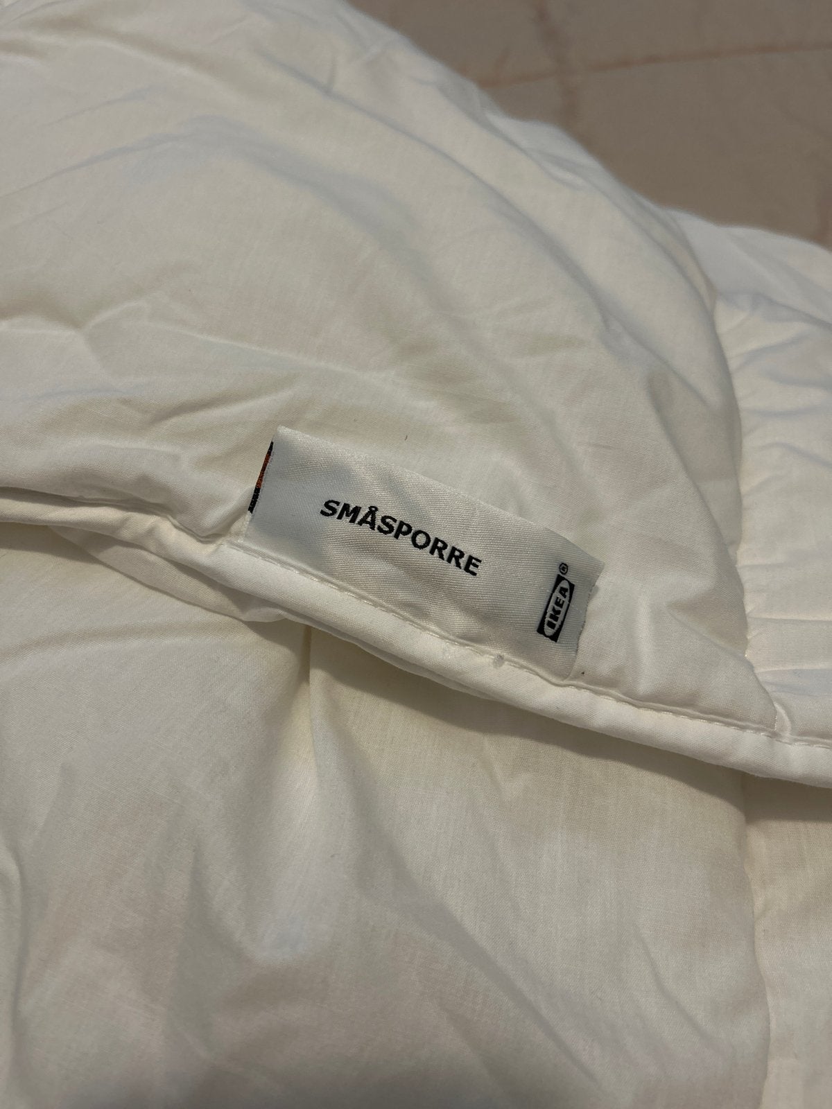 IKEA SMÅSPORRE Dekbed - Zo goed als nieuw, Ophalen, Wit, Tweepersoons, Deken of Dekbed