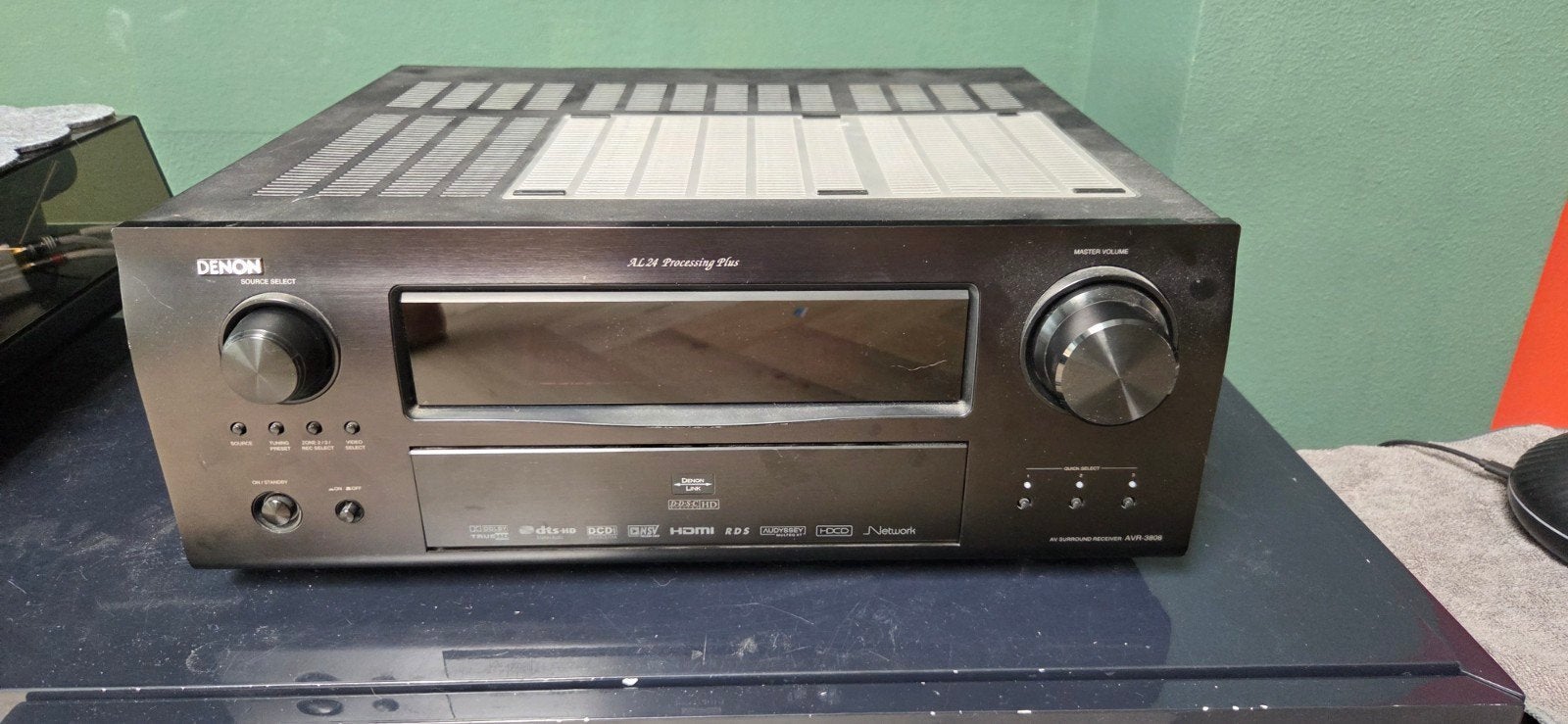 Denon AVR-3808 AV Surround Receiver, Ophalen, Gebruikt, Denon, 120 watt of meer