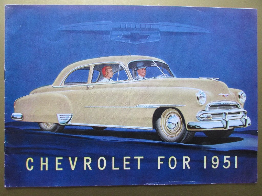 1951 Chevrolet prestige brochure, Engels, Ophalen of Verzenden, Zo goed als nieuw, Chevrolet