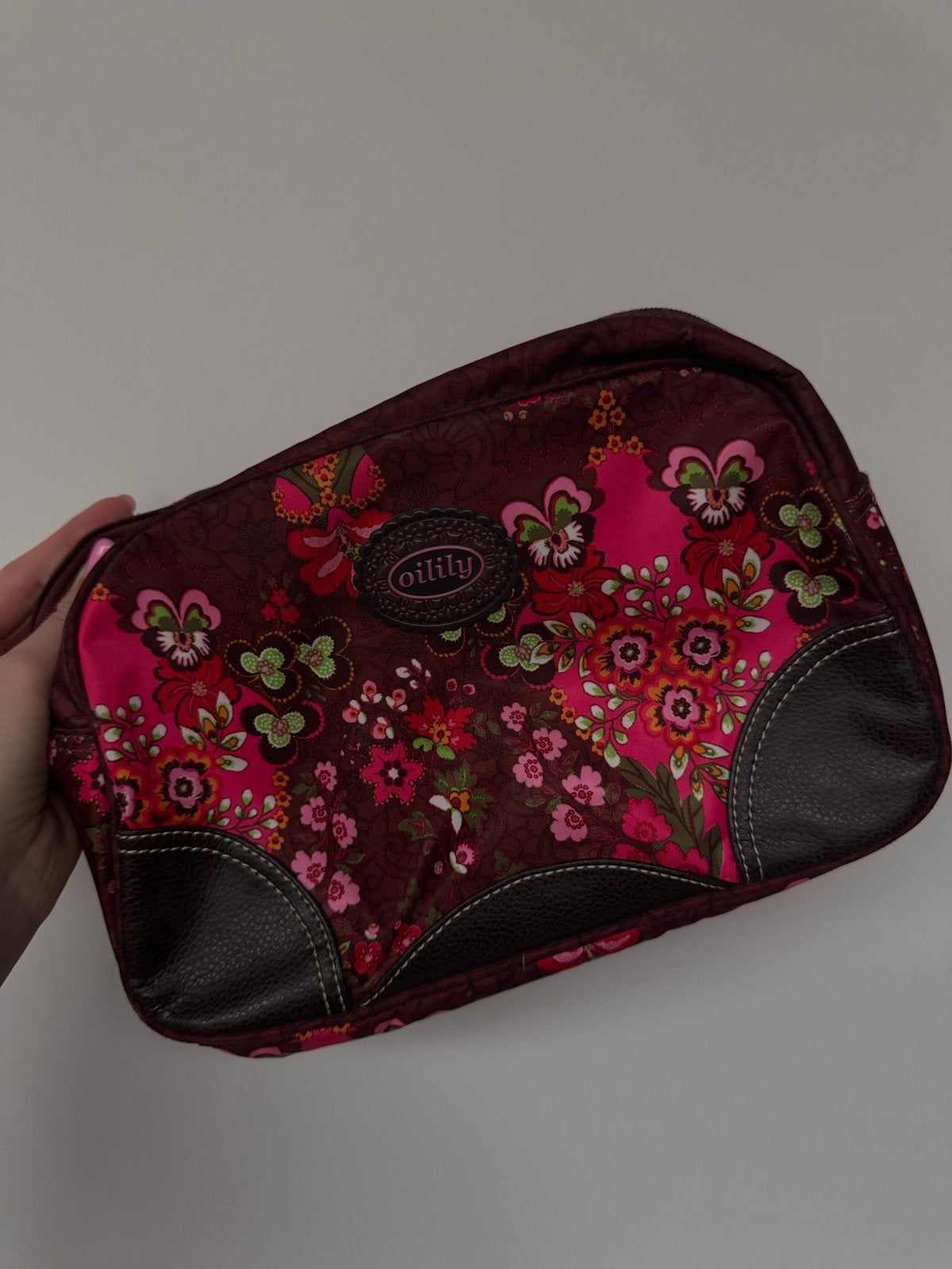 Oilily Toilettas/Make-up Tasje - Bloemenprint, Ophalen of Verzenden, Zo goed als nieuw, Overige kleuren, Softcase