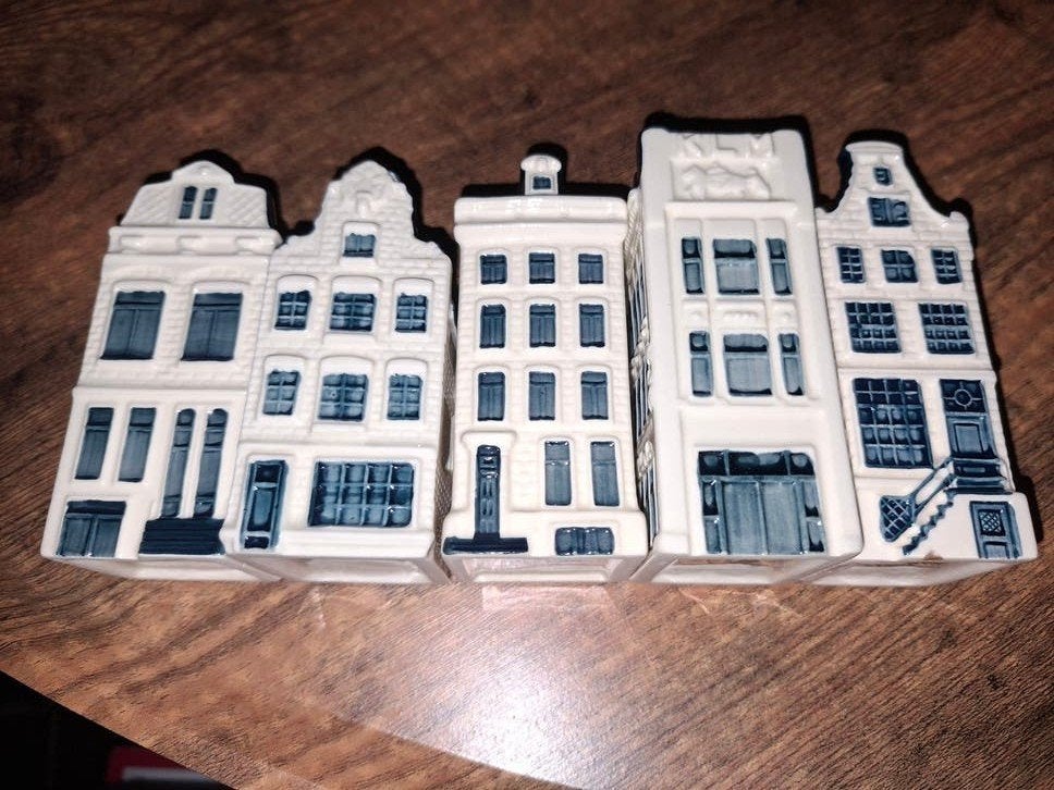 🇳🇱😬KLM huisjes🇳🇱   setje van 5, Ophalen of Verzenden, Nieuw, 61 t/m 80, Gevuld