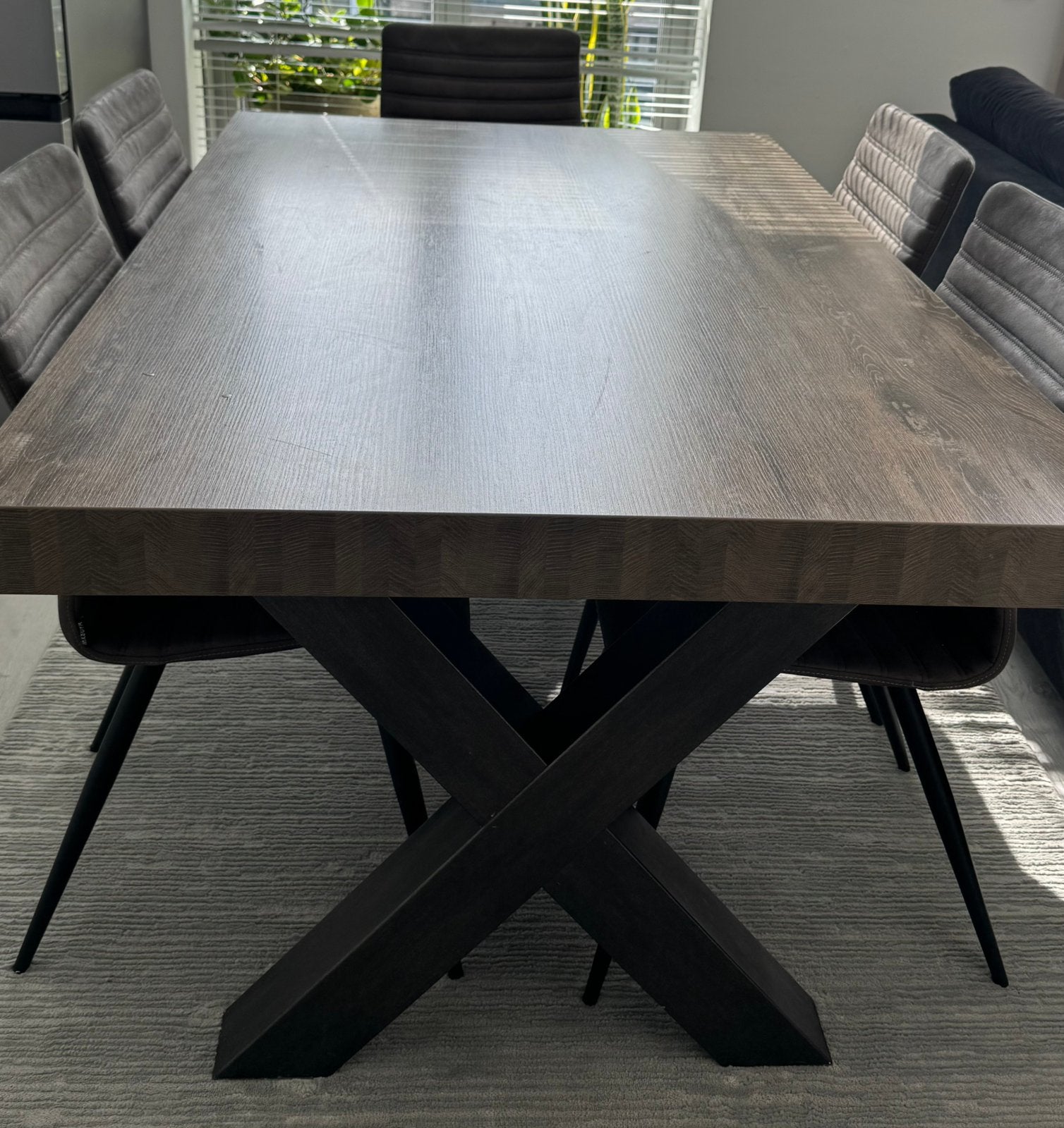 Eetafel, Tuin en Terras, Ophalen, Zo goed als nieuw, Rechthoekig