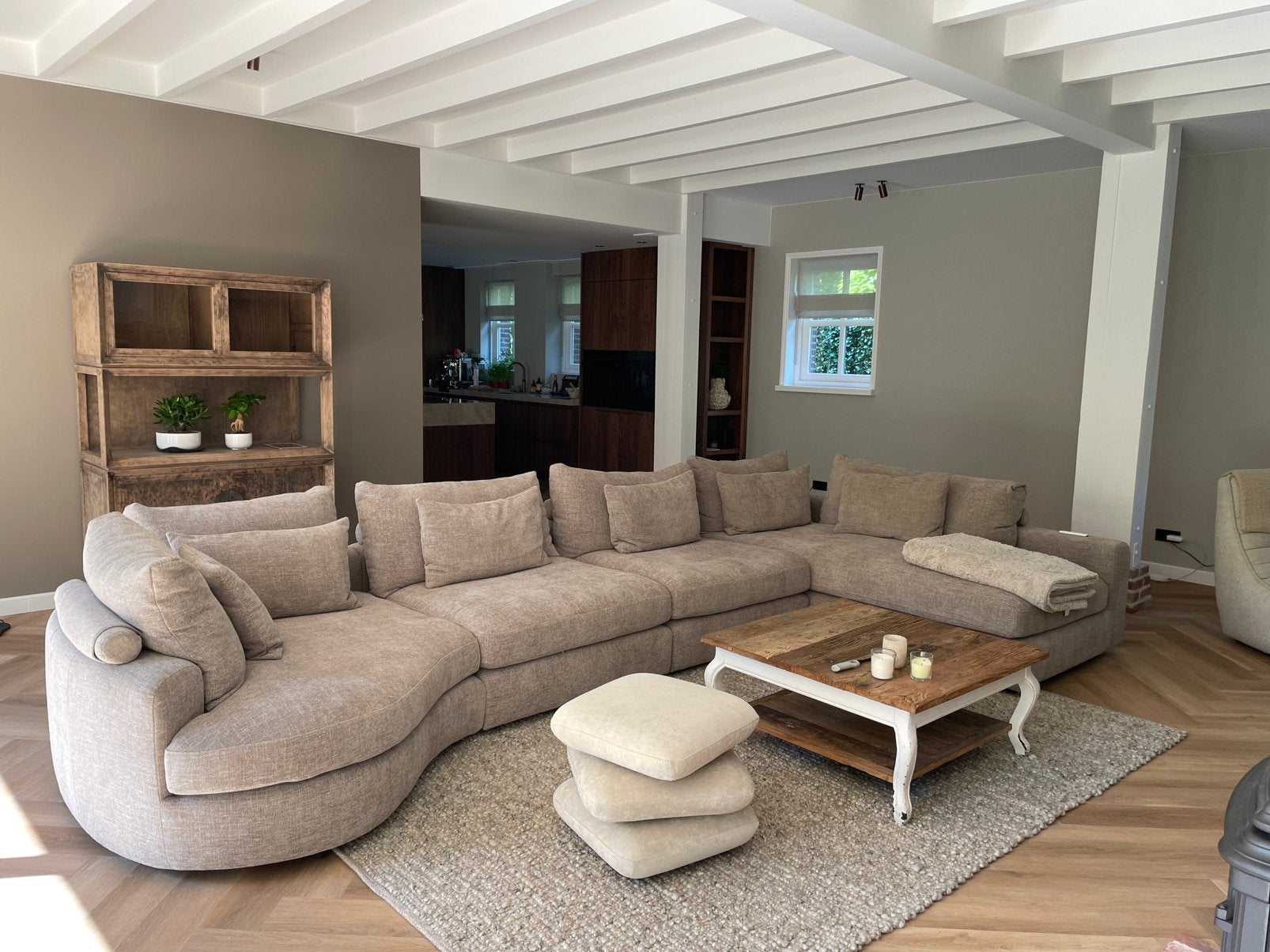 Salontafel Riviera Maison, Huis en Inrichting, Tafels | Eettafels, Ophalen, Gebruikt, 100 tot 150 cm, 50 tot 100 cm