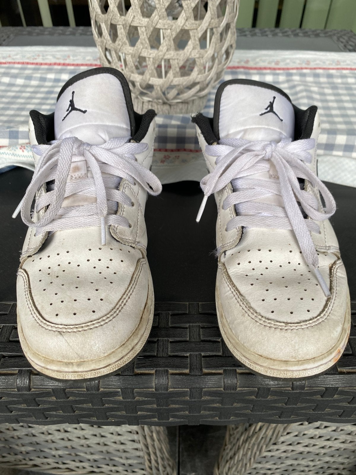 Jordan 1 low maat 39, Kleding | Heren, Wit, Ophalen of Verzenden, Sneakers of Gympen, Zo goed als nieuw