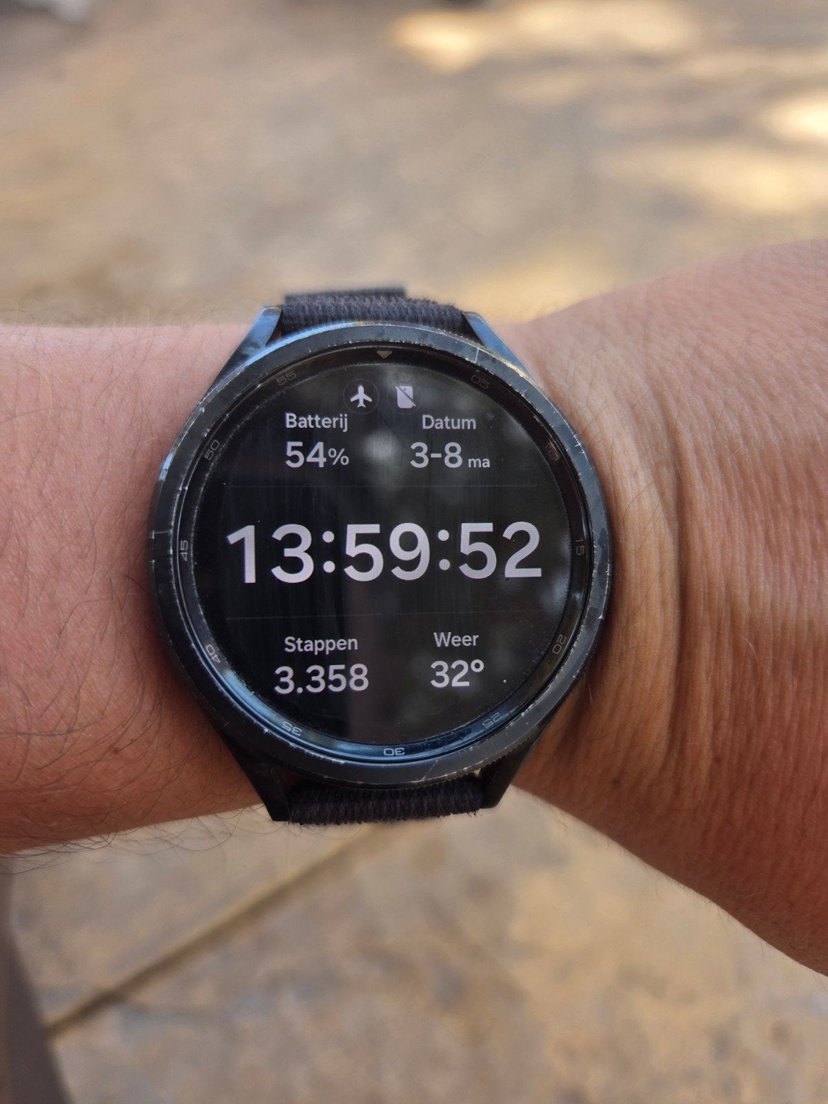 Samsung galaxy watch 6 Classic LTE, Sieraden, Tassen en Uiterlijk, Smartwatches, Ophalen of Verzenden, Stappen, Gebruikt, Zwart