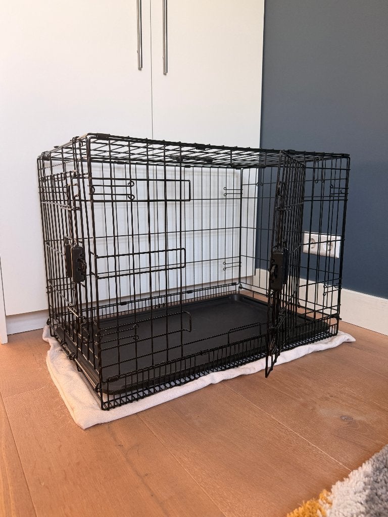 Folding Dog Crate, Ophalen