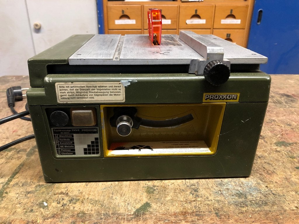 Proxxon tafelcirkelzaag, Ophalen, Minder dan 30 mm, Cirkelzaag, Minder dan 600 watt