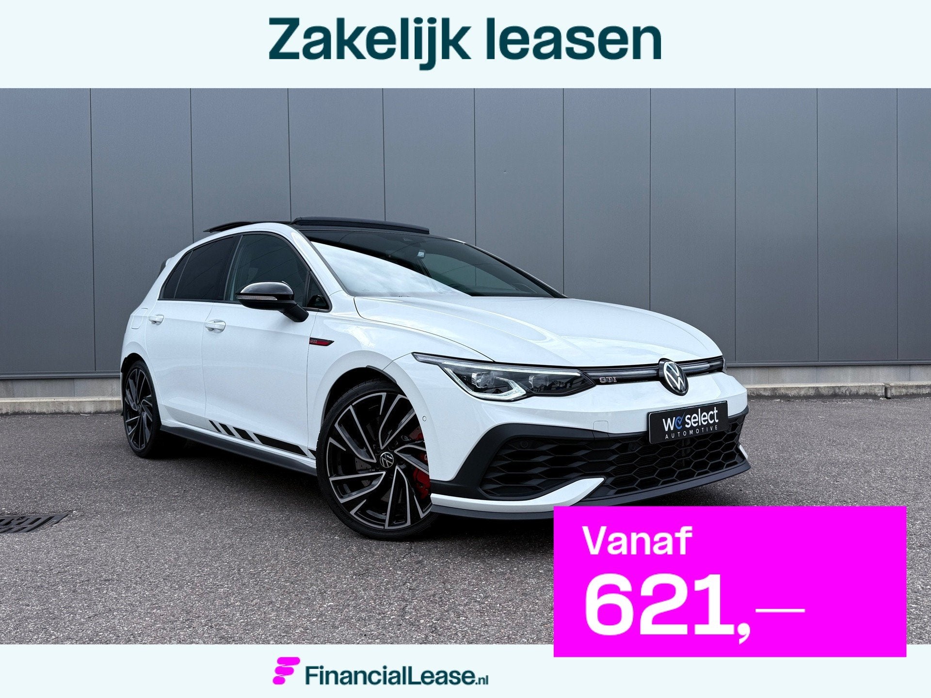 Volkswagen Golf 2.0 TSI GTI Clubsport 300 PK l Pano l H&K l, Gebruikt, 4 cilinders, 1984 cc, Wit