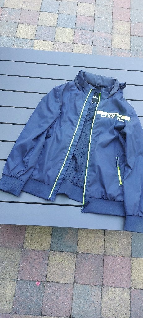 Zomer jack jongen maat 146/152, Ophalen of Verzenden, Zo goed als nieuw, Overige maten, Blauw
