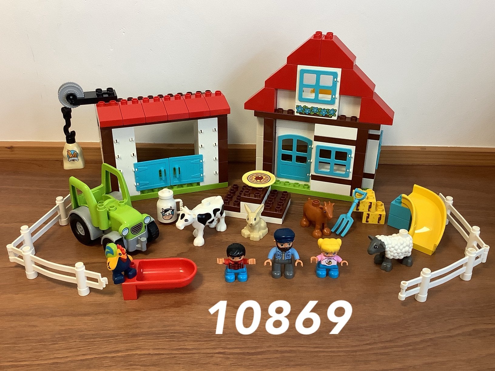 Duplo avonturen op de boerderij 10869 (compleet) 5, Kinderen en Baby's, Speelgoed | Duplo en Lego, Ophalen of Verzenden, Zo goed als nieuw