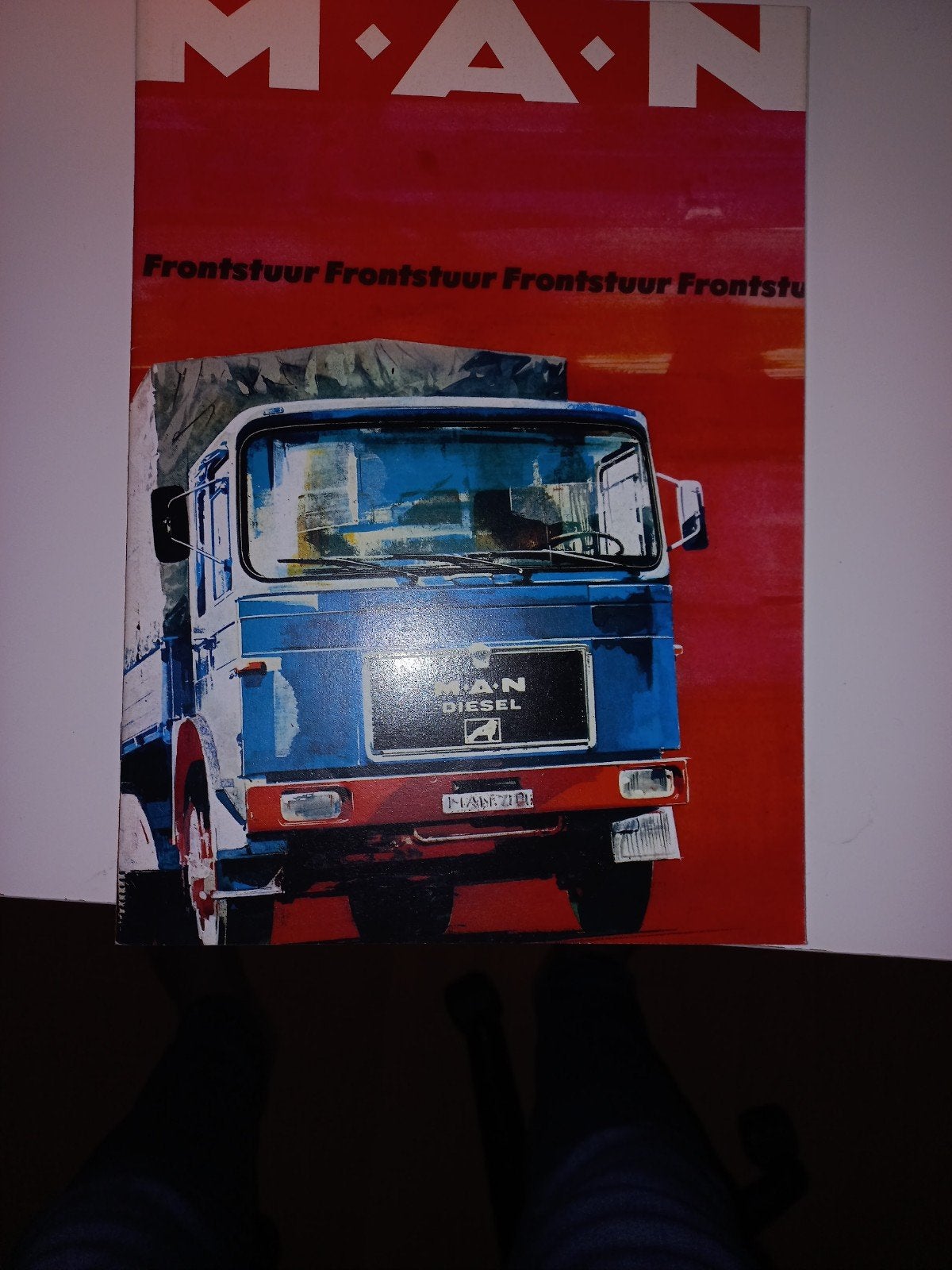 M A N folder uit 1977, Ophalen, Vrachtwagen