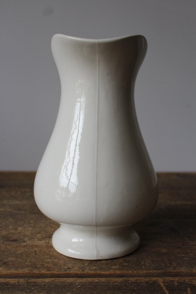 Oude brocante kan off white Boch Belgium *Pronck & Praal*, Ophalen of Verzenden
