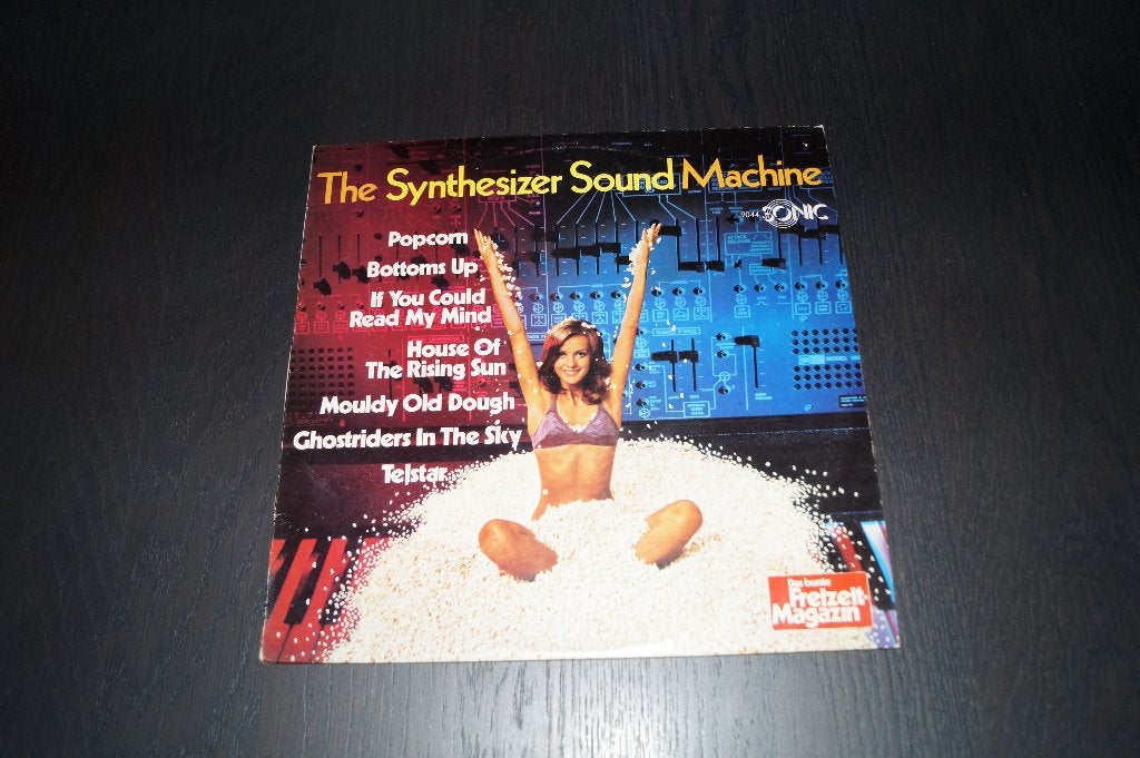LP The Synthesizer Sound Machine - krasvrij 1738, Ophalen, LP, Pop, Zo goed als nieuw