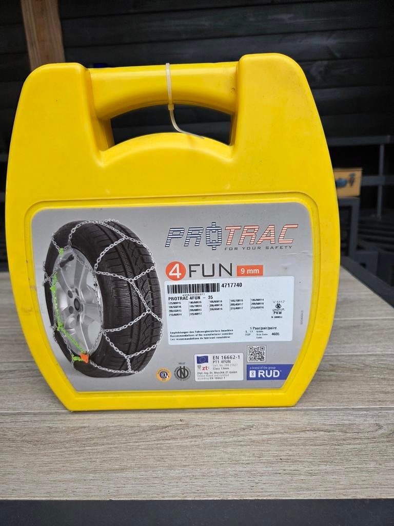 PROTRAC 4FUN sneeuwkettingen 9mm - Nieuw in doos, Ophalen of Verzenden, Nieuw