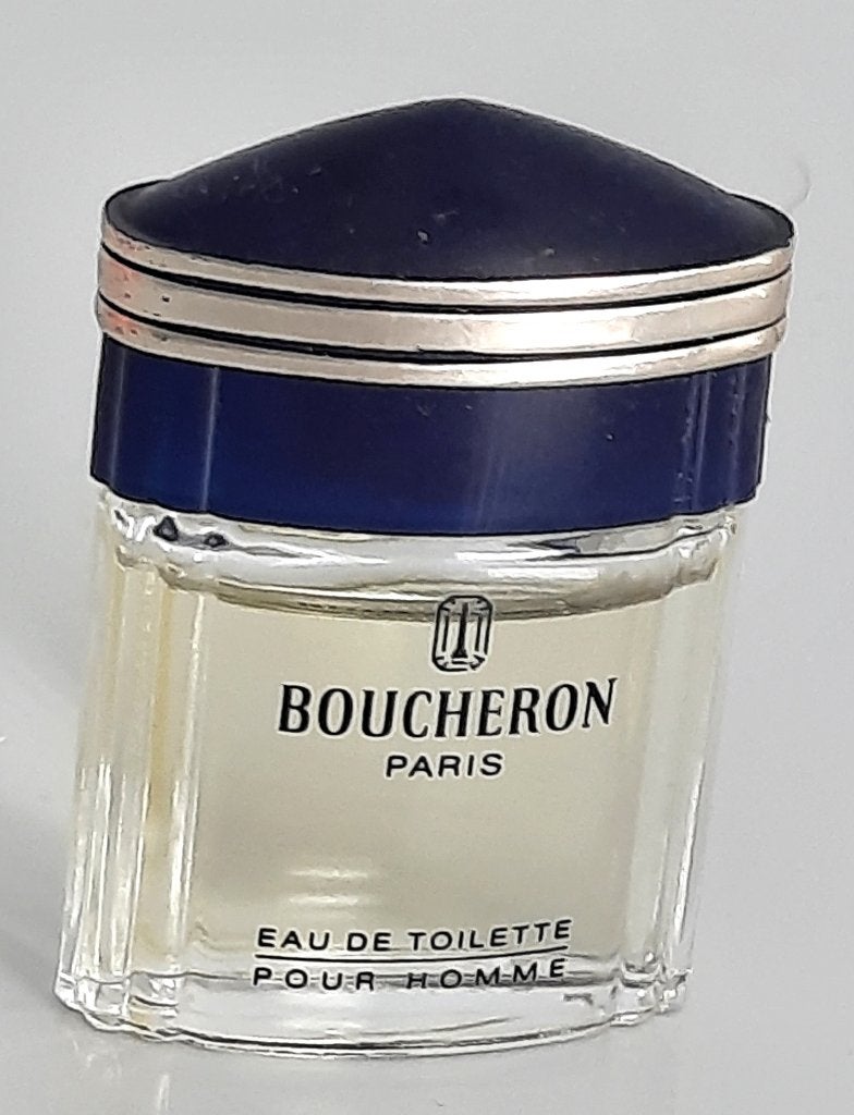 Parfum miniatuuur Boucheron pour homme, Verzenden, Zo goed als nieuw, Miniatuur, Gevuld