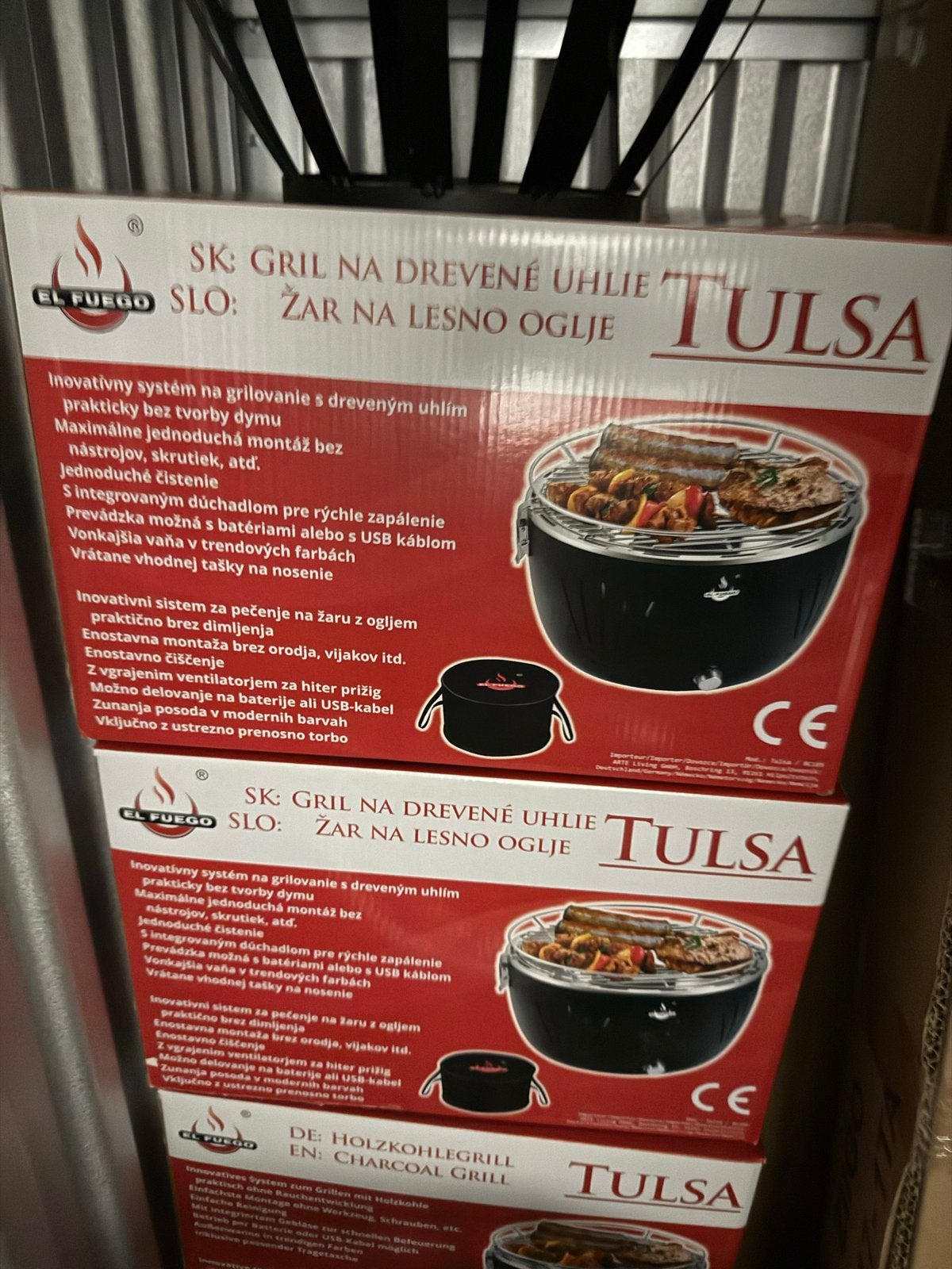 El Fuego Tulsa Houtskool Tafelbarbecue, Tuin en Terras, Ophalen of Verzenden, Nieuw
