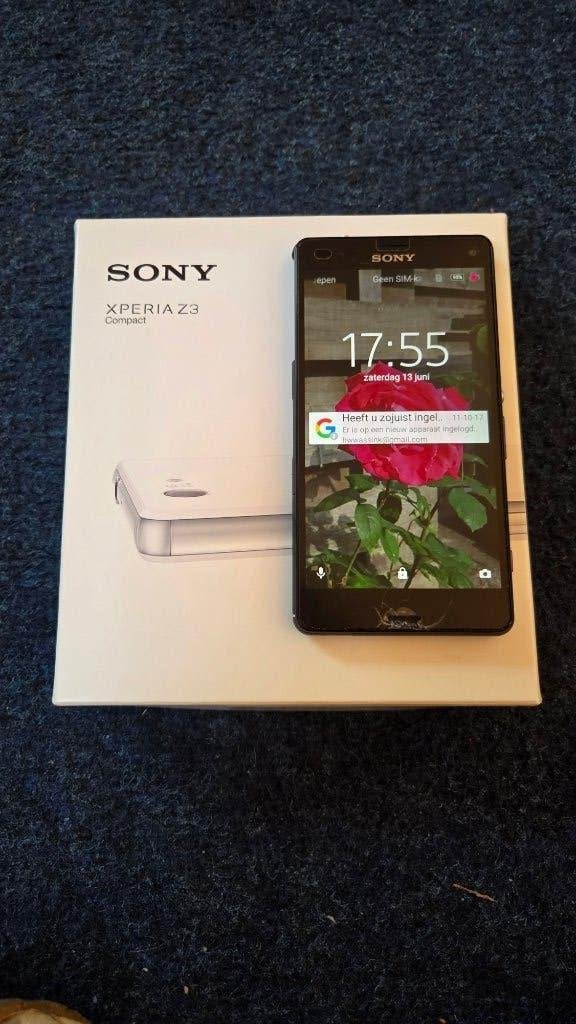 Sony Xperia Z3 Compact - Zwart (Scherm beschadigd), Gebruikt, Zwart, Touchscreen, Ophalen of Verzenden