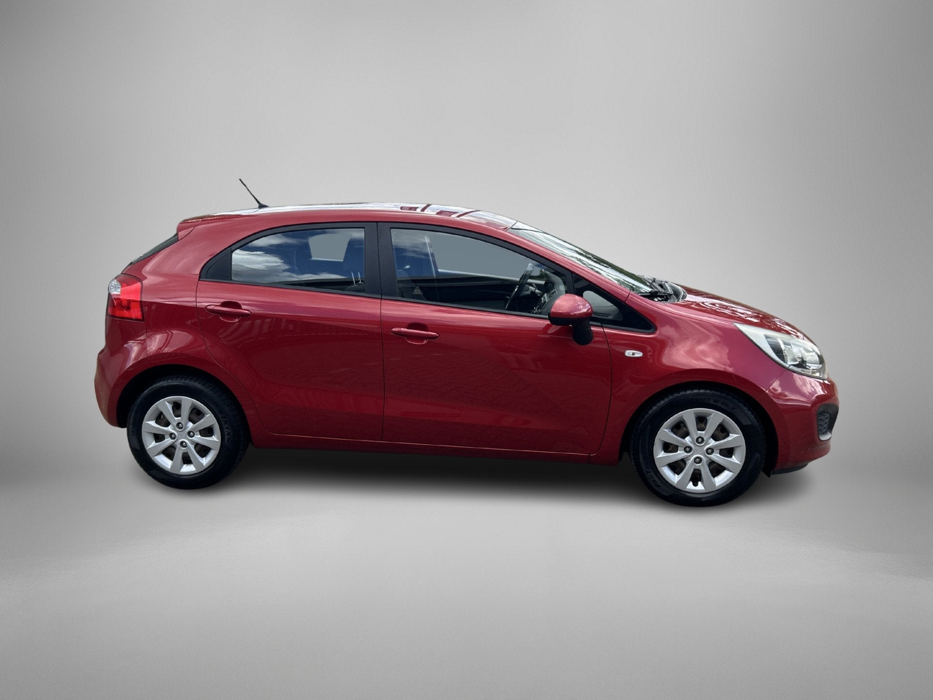 Kia Rio 1.2 CVVT Comfort Pack (bj 2014), Zwart, 4 cilinders, Origineel Nederlands, Bedrijf