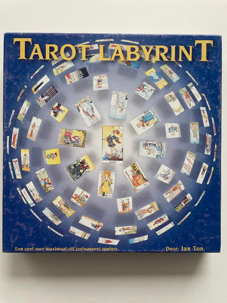 Tarot labyrint Jan ton + kaarten in seal, Tarot of Kaarten leggen, Verzenden, Overige typen, Zo goed als nieuw