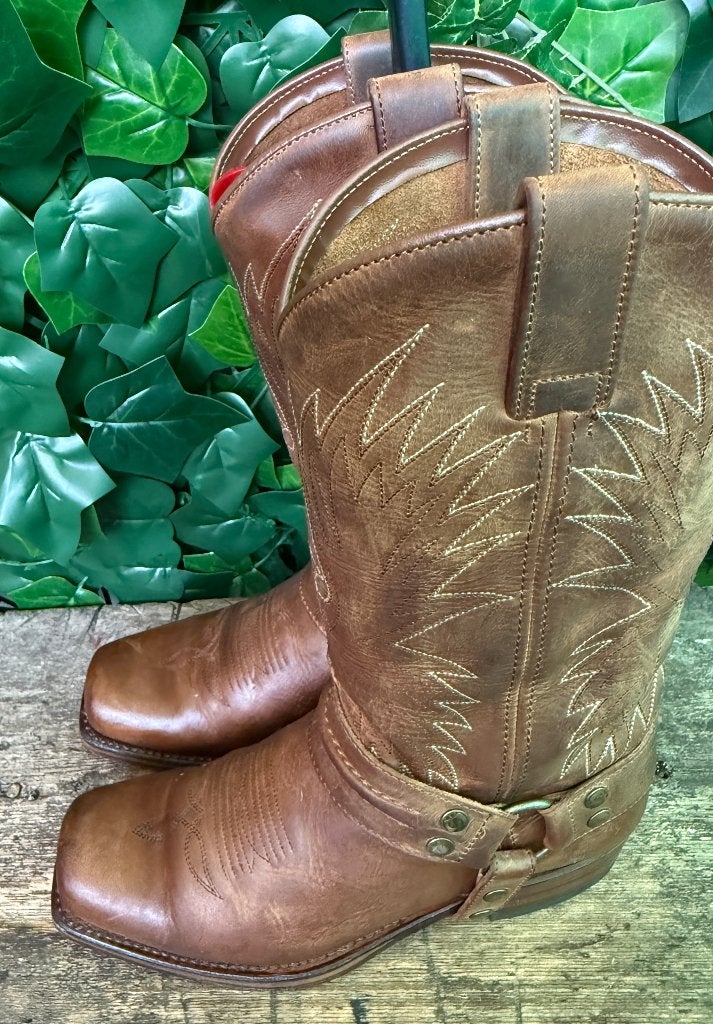 Bijna Nieuwe stoere biker boots van Sendra maat 38, Bruin, Ophalen of Verzenden, Zo goed als nieuw, Sendra