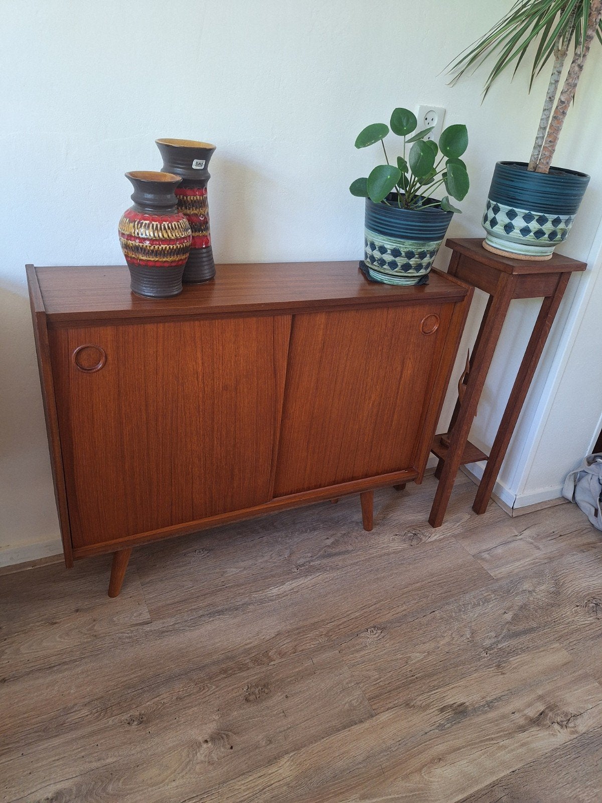 Mooi vintage wandmeubeltje, Ophalen, Gebruikt, Minder dan 150 cm, Minder dan 100 cm