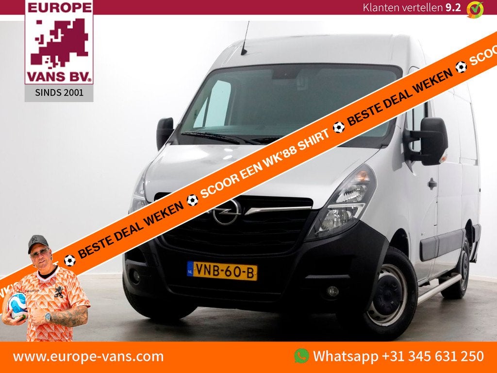 Opel Movano 2.3 Turbo 180pk L1H2 Automaat Airco/Camera/Stand, Gebruikt, 4 cilinders, 179 pk, 2500 kg