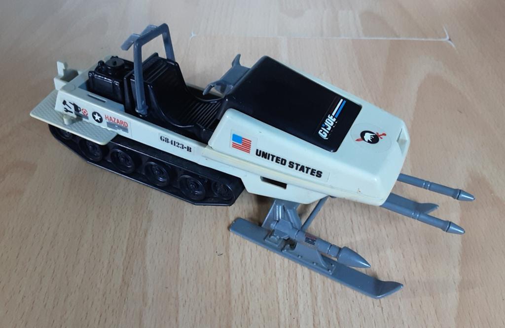 Vintage G.I. Joe Polar Battle Bear Sneeuwscooter (1983), Ophalen of Verzenden, Gebruikt