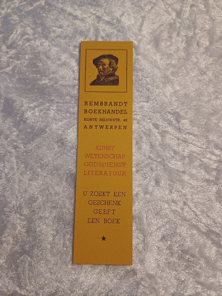 Rembrandt Boekhandel Antwerpen, Verzamelen, Boekenleggers, Verzenden, Gebruikt, Reclame