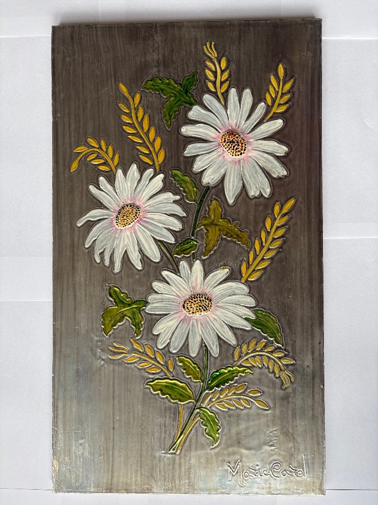 Paneel met bloemen, Ophalen