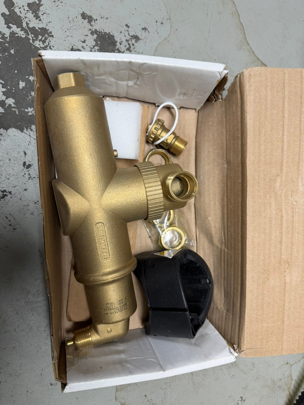 Spirotech SpiroTrap MB3 vuilafscheider messing 22mm buis, Ophalen of Verzenden, Nieuw, Koper, Overige typen