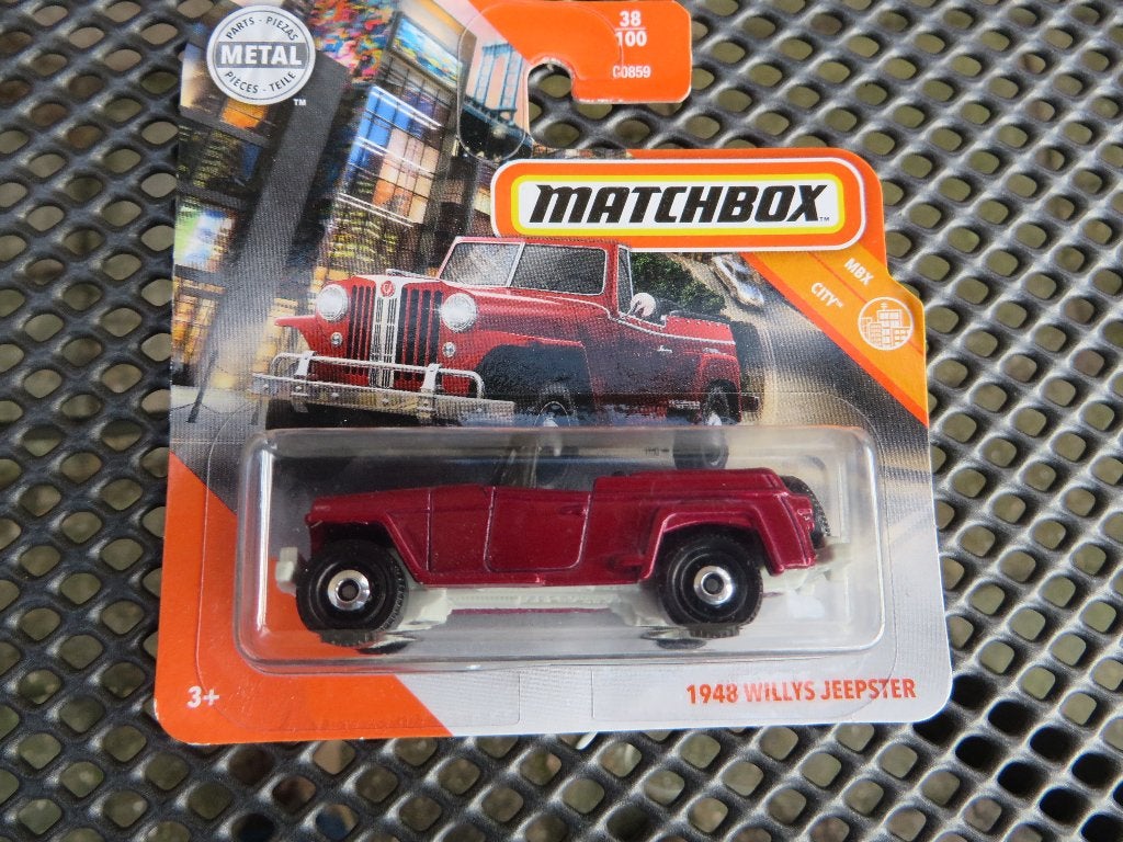 Matchbox Jeepster rood, Ophalen of Verzenden, Nieuw, Auto