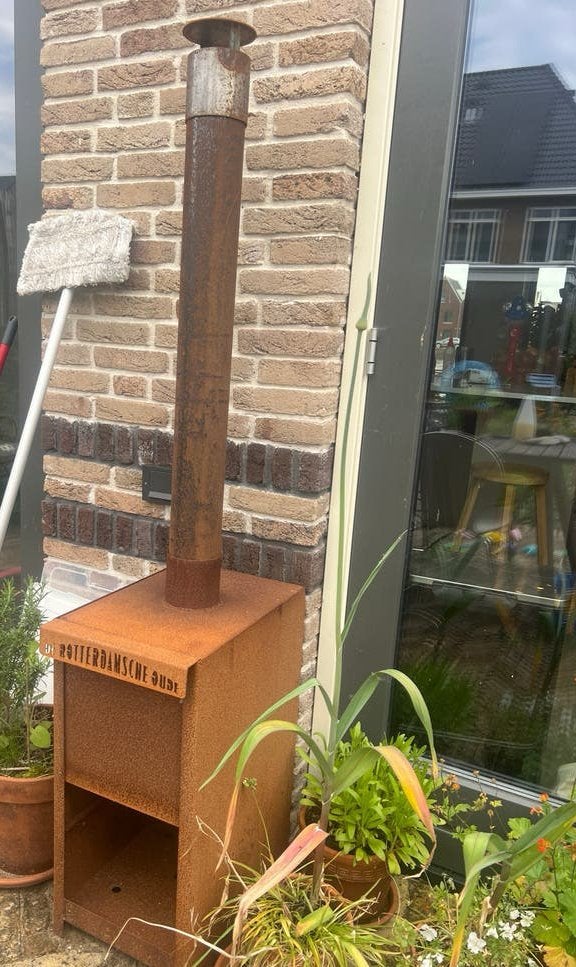 Pizza oven / buitenoven / vuurkorf - De Rotterdamse Oude, Tuin en Terras, Pizzaovens, Ophalen, Gebruikt
