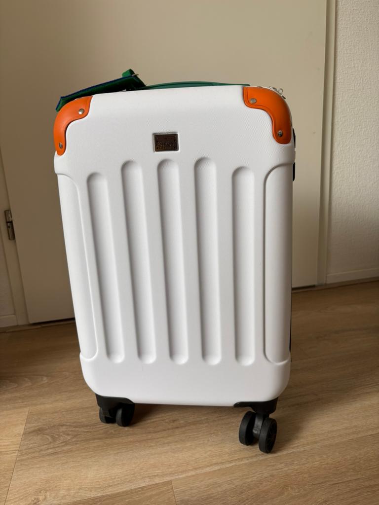 Hardshell rolkoffer van Postcode Loterij, Sieraden, Tassen en Uiterlijk, Koffers, 50 tot 60 cm, Hard kunststof, Nieuw, Minder dan 35 cm