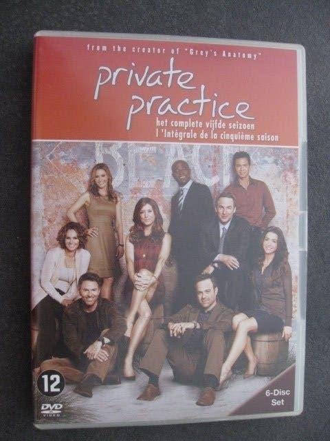 PRIVATE PRACTICE - SEIZOEN 1 + 2 + 3 + 4 en 5 in één koop, Cd's en Dvd's, Vanaf 12 jaar, Ophalen, Zo goed als nieuw, Drama