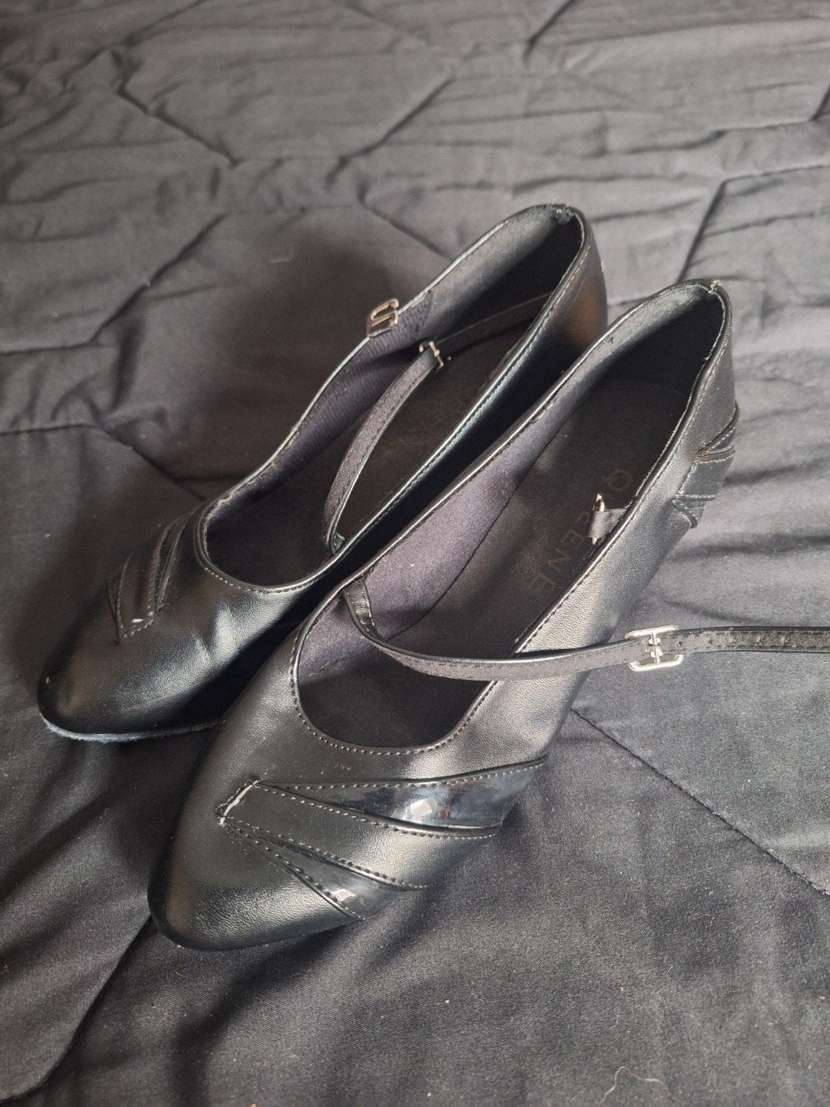 Zwarte Ballroom Dansschoenen Maat 36, Ophalen of Verzenden, Gedragen, Zwart, Dansschoenen