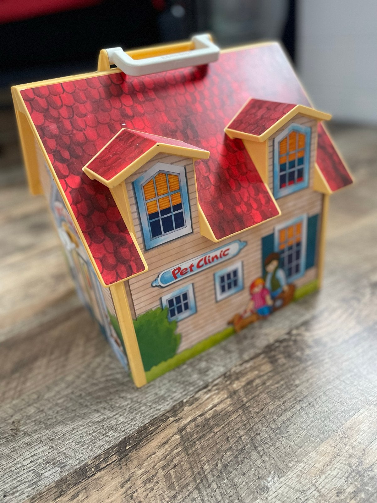 Playmobil Dierenkliniek Draagbaar Speelhuis, Gebouw, Complete set, Ophalen of Verzenden, Zo goed als nieuw
