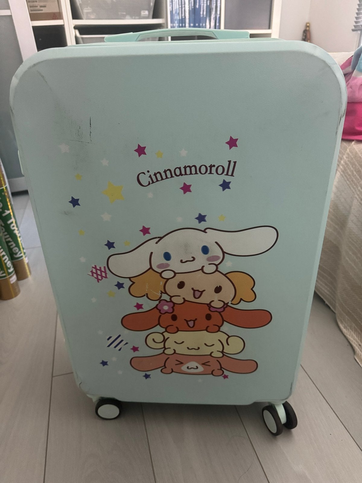 Cinnamoroll Koffer - 40x60 cm - Lichtblauw met Wieltjes, Ophalen, 40 tot 60 cm, 30 cm of meer, Gebruikt