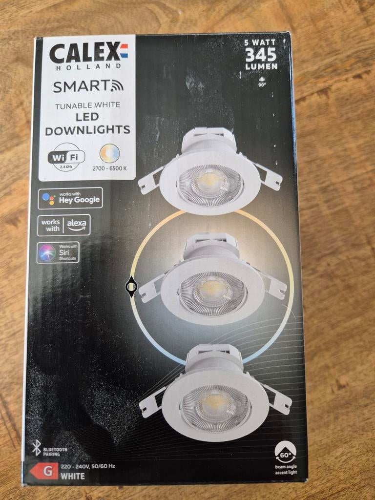 Calex Smart Tunable White LED Downlights 6 stuks, Ophalen of Verzenden