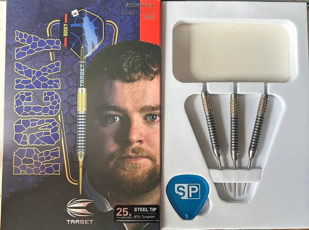 Target Josh Rock G1 Swiss Point 25 Gram Dartpijlen, Sport en Fitness, Darts, Ophalen of Verzenden, Zo goed als nieuw, Pijlen