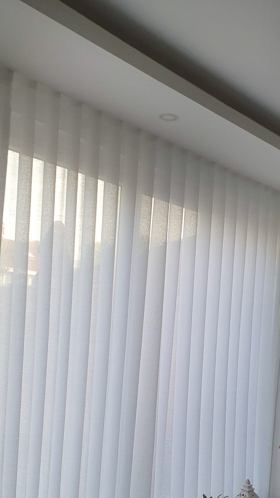 nieuwe wit inbetween vitrage 2stuks plooibreedte 5.m, Inclusief montageonderdelen, Wit, Ophalen of Verzenden, Zo goed als nieuw