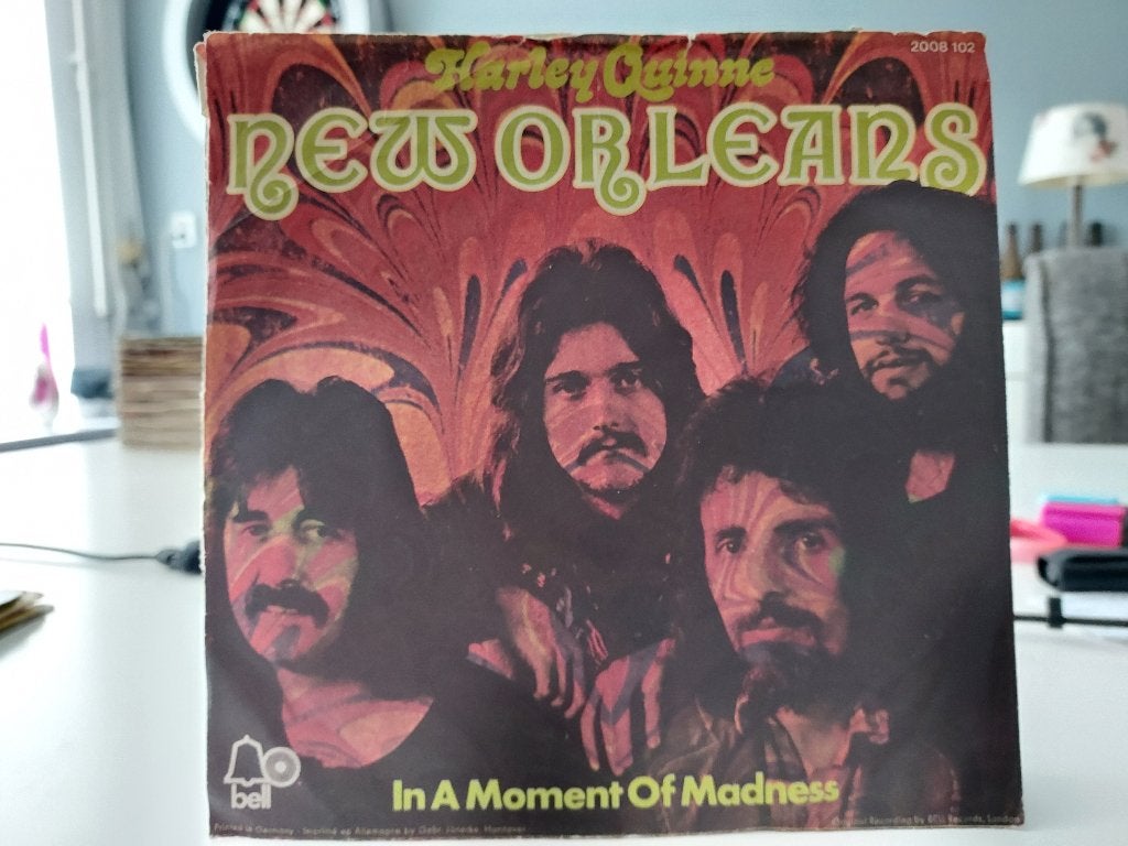 7" Single Harley Quinne - New Orleans / In A Moment Of Madne, Ophalen of Verzenden, Gebruikt, Pop