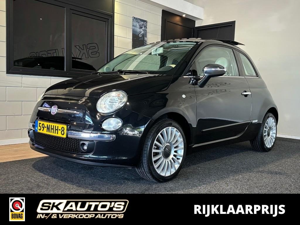 Fiat 500 1.2 LOUNGE l NAP l KANTEL/SCHUIF DAK l AUTOMAAT l L, Euro 5, Gebruikt, 1242 cc, 4 cilinders