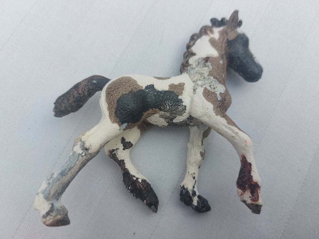 Schleich tinker veulen - E, Ophalen of Verzenden, Gebruikt, Paard, Beeldje of Figuurtje