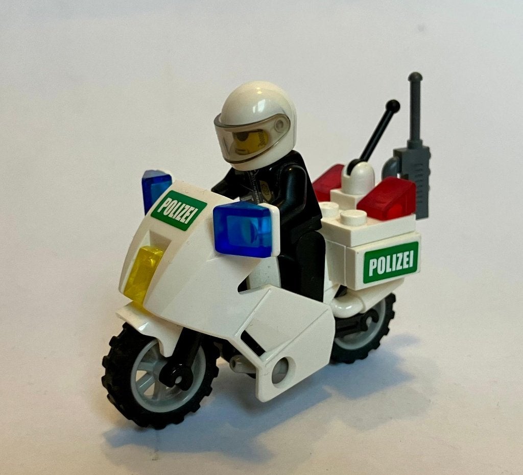 Lego City 7235 Politiemotor Motoragent 'Polizei'-stickers, City, Lego, Inclusief instructies, Ophalen of Verzenden